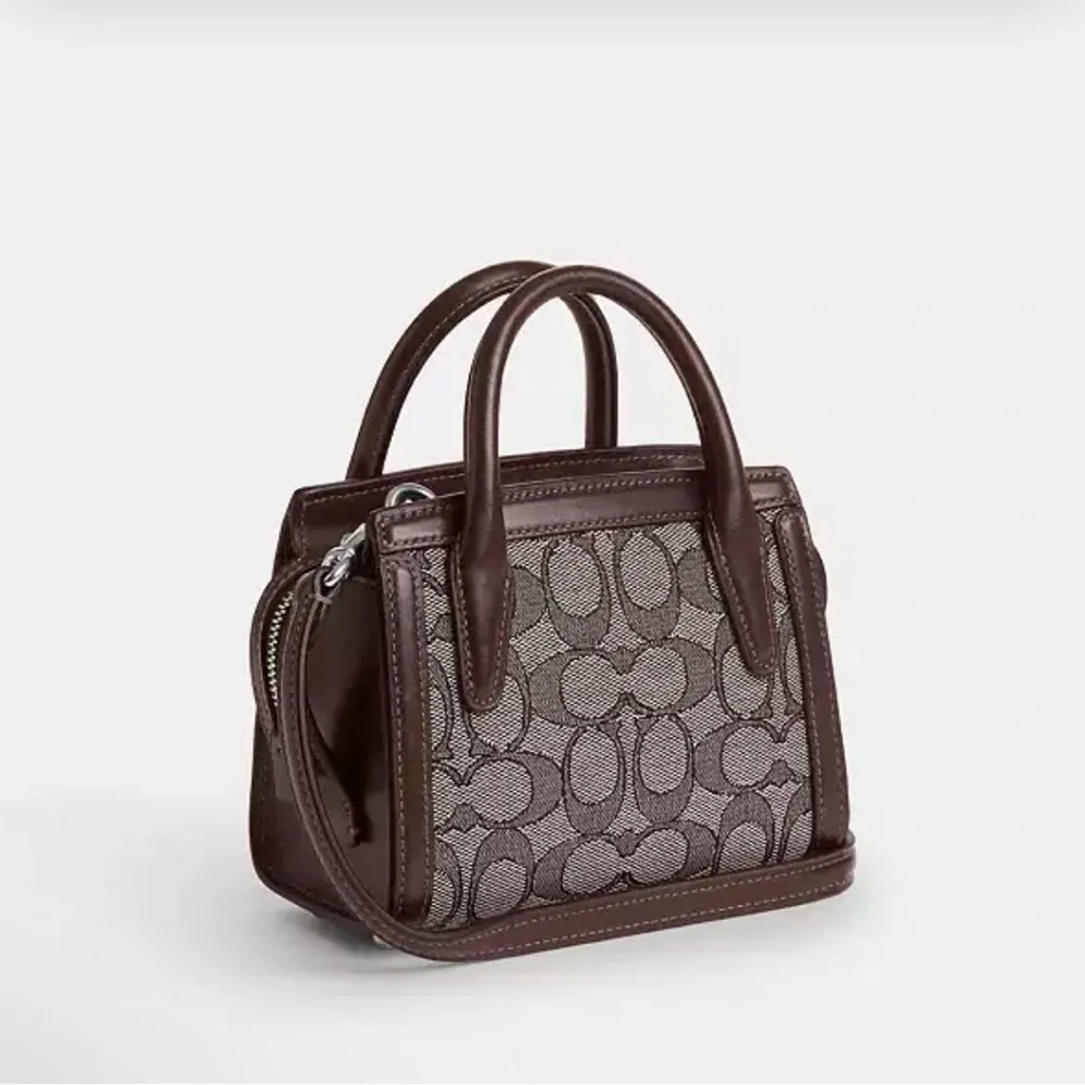 Coach Andrea mini carryall in signature jacquard - Picture 3 of 7